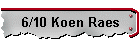 6/10 Koen Raes